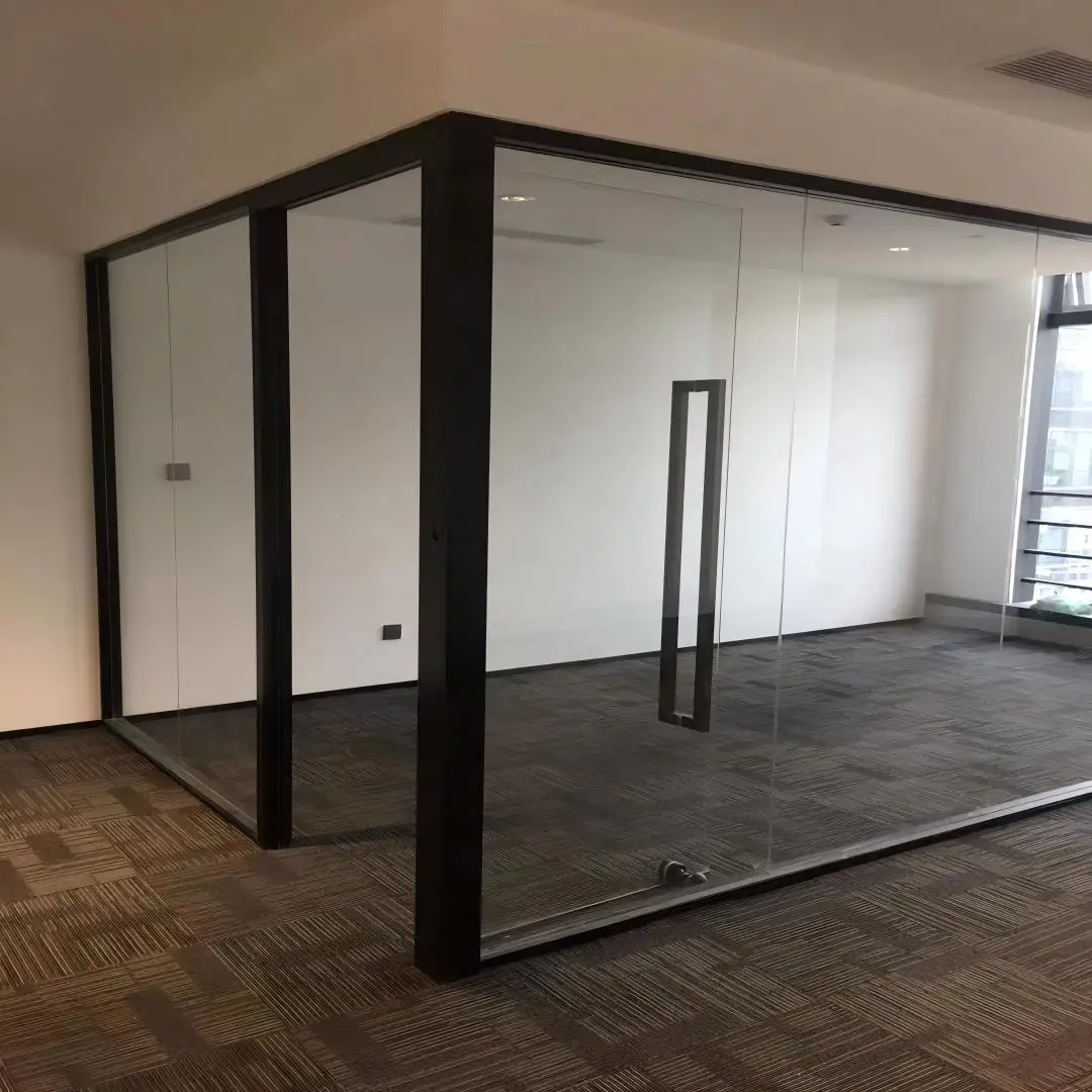 Modern Design Fully transparent office partition