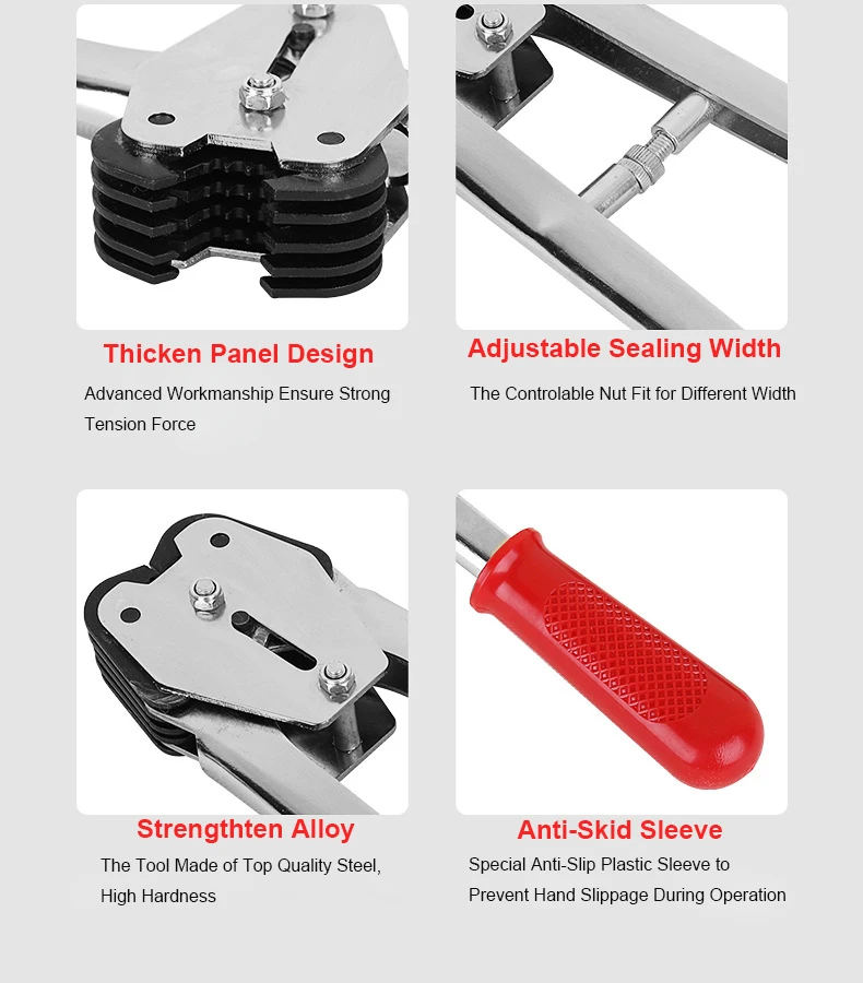 Manual Plastic Strap Manual Strapping Pet pp Strap Tightening Strapping Tool