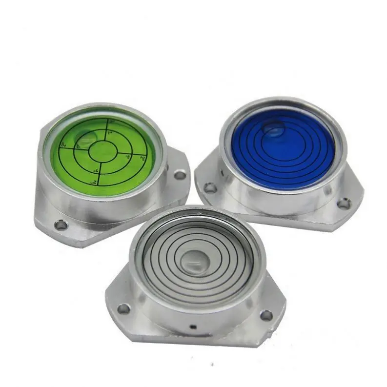 Aluminum Alloy Bubble Spirit Level High Precision Mini Level Bubble Glass or Metal Bubble Level Mini with Flange