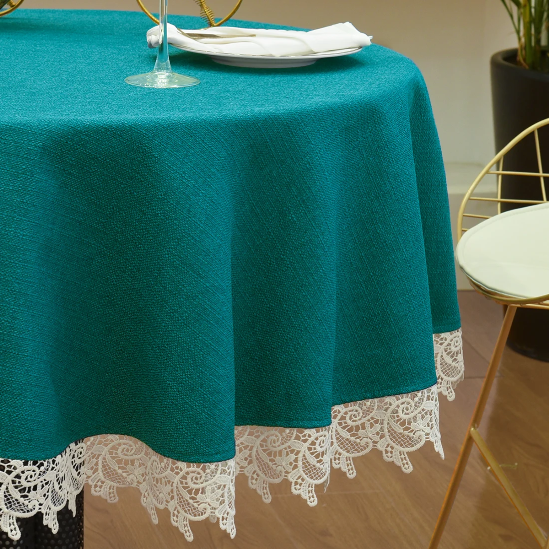 320gsm Buffet Table Parties Round Wedding Tablecloth Buy Round