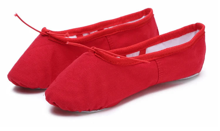 Factory Wholesale Chidren Dance Shoes Ballet Shoes Red Dance Shoes