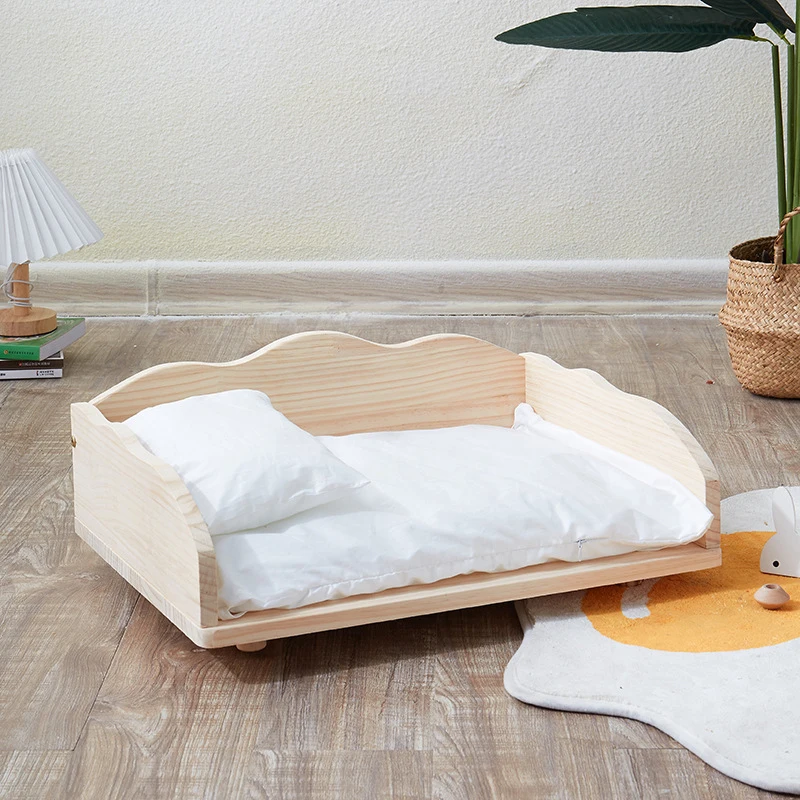 Wholesale Wood Pet Cat Bed House Wooden Pet Bed Buy Wooden Pet Bed