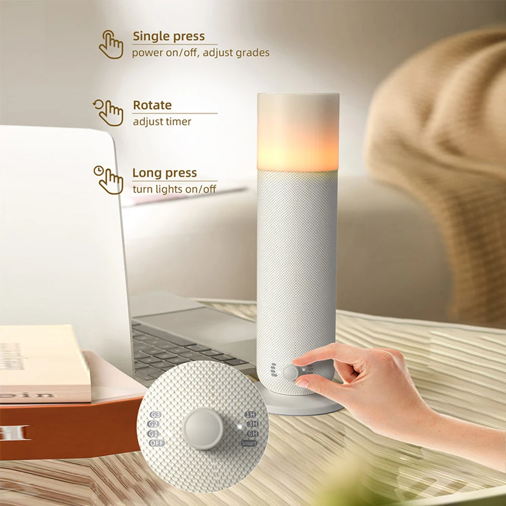 SCENTA Smart Waterless Aroma Essential Oil Diffuser for Room,Tabletop LED Light Electric Bluetooth Room Scent Diffuser Machine