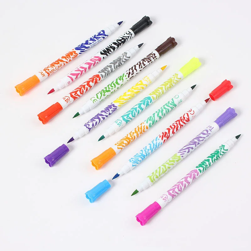 Офисные и школьные принадлежности мягкий наконечник Акварельная кисть Маркер Набор на заказ двойной художественное Рисование Живопись граффити с логотипом