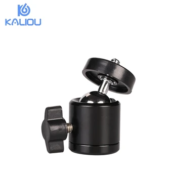 Professional Mount Tripod 360 Degre Swivel 1/4" Screw Mini Ball Head Adapter for DSLR Camera Go Pro detail image