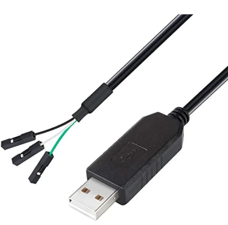 USB to TTL Serial 3.3V Adapter Cable TX RX Signal 3 Pin 0.1 inch Pitch Female Socket FT232RL Chip