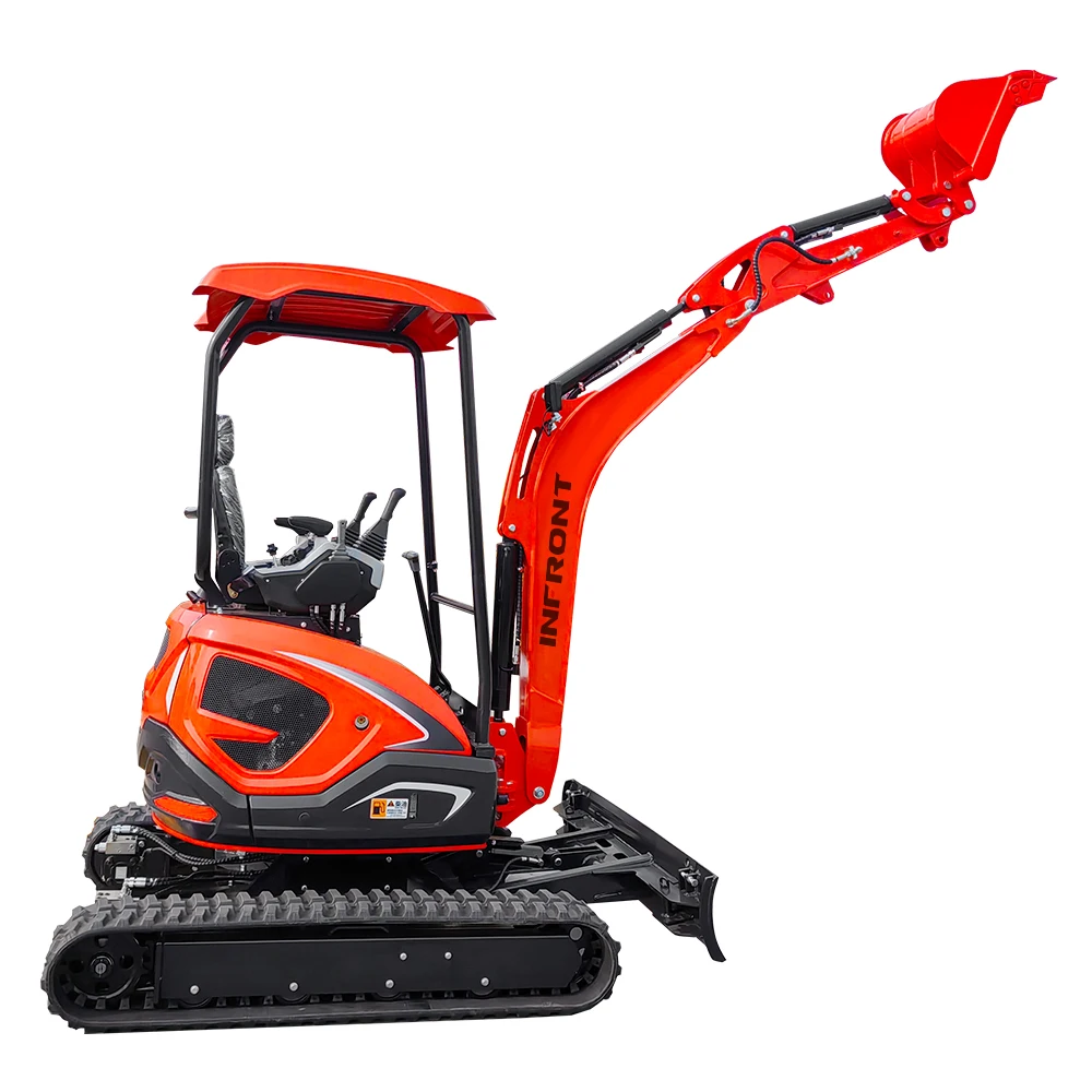 Free Shipping 2.5 Ton 2500kg Mini Excavator with 800mm Flat Bucket