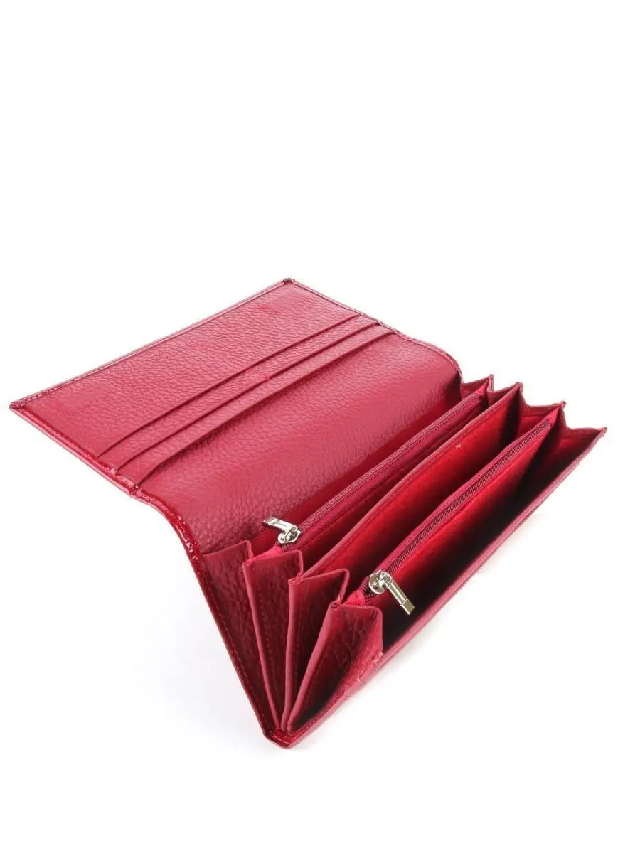 Baliya Fashion Enameled Leather For Women's Wallets Handmade Cow ...