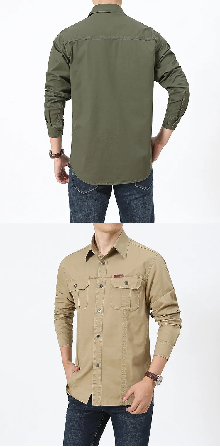 Wholesale High Quality Cotton Custom Tops Jackets Spring Autumn Long Sleeve Multi-color Design Casual Plus Size Shirt961_voghion.com