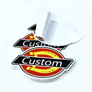 Custom Holographic Sticker Waterproof Businesses Adhesive Label  Die-Cut Sticker Customs Cartoon Anime Clean UV Vinyl Stickers