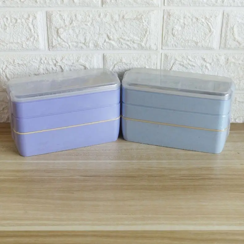 2024 Top Seller Microwaveable 100% Food Grade Plastic Bento Box Safe Lunch Container for Kids and School Children