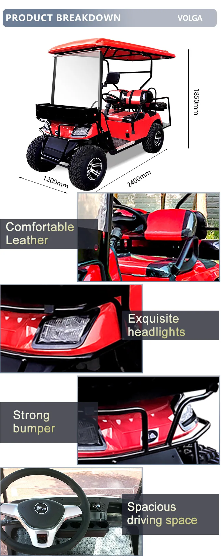 Chinese Folding Electric 2 4 6 Seat Golf Carts Cheap Prices Buggy Car For Sale Maintenance Gas