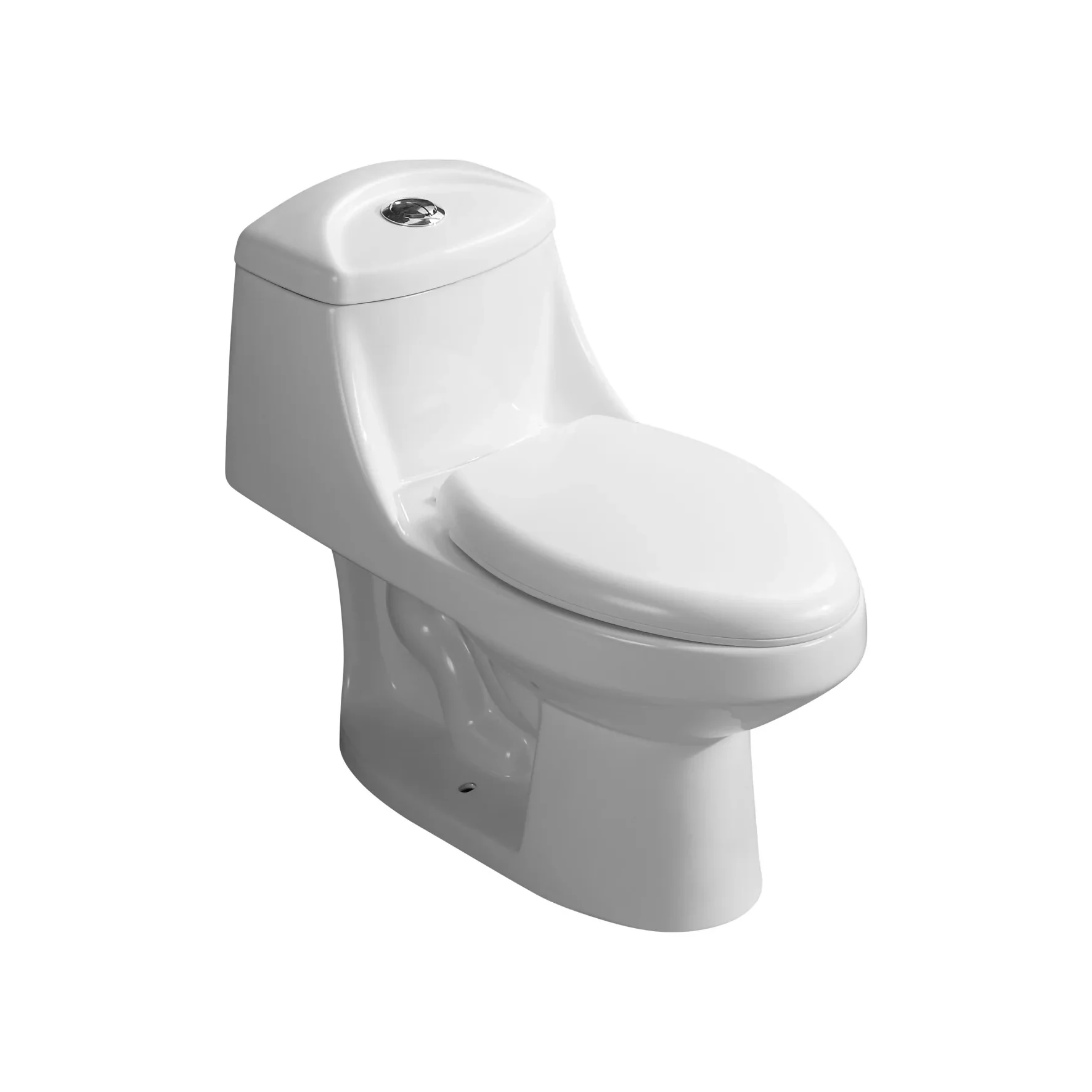 AIDI Hot Selling South American Inodoro S-trap 300mm Siphonic WC One Piece Toilet