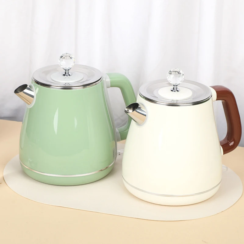 1.8L горячий бойлер Электрический чайник из нержавеющей стали кувшин для воды электрический с двойным слоем против