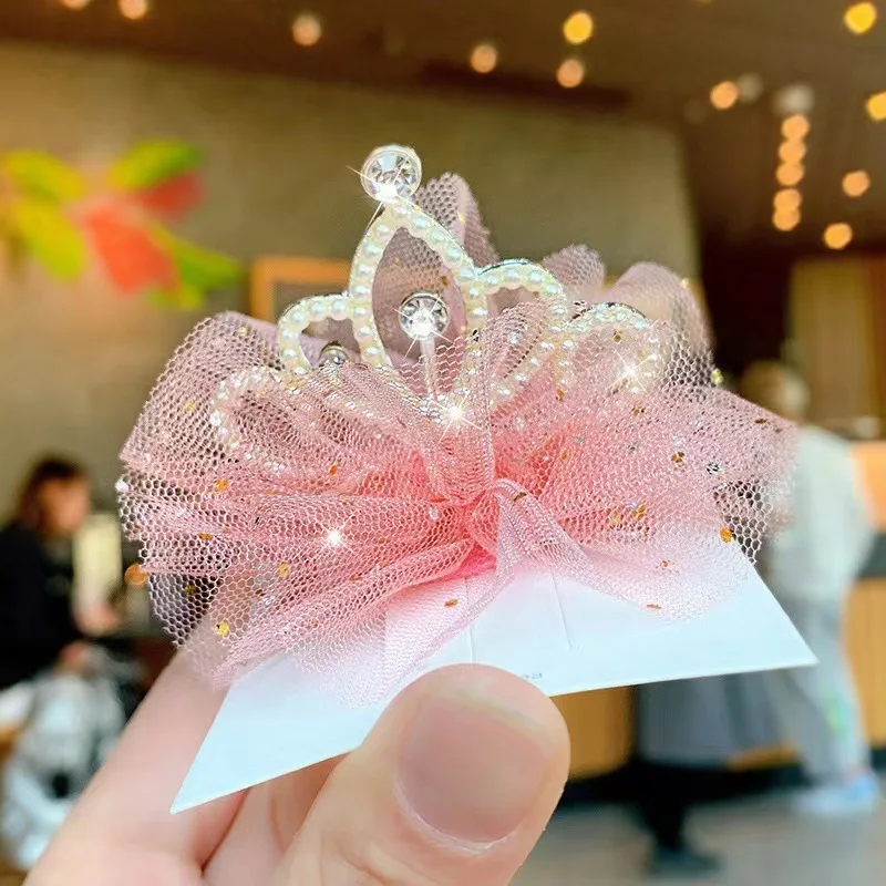 Children Crown Hairpin Headdress Baby Princess Crown Fairy Water ...