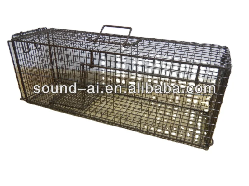 Easy  Reusable Humane Live Animal Chicken Layers Rabbit Traps Rat Breeding Cage