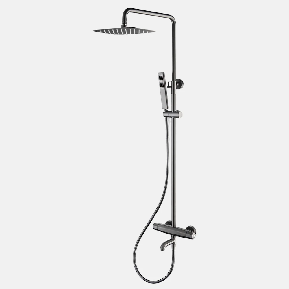 gun metal shower mixer