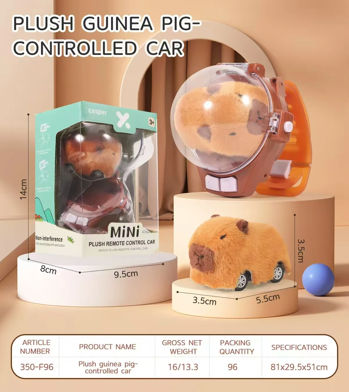 KAPIBARA Capybara-san C3001 KAPIBARA-SAN 7th Tryworks Plush 8