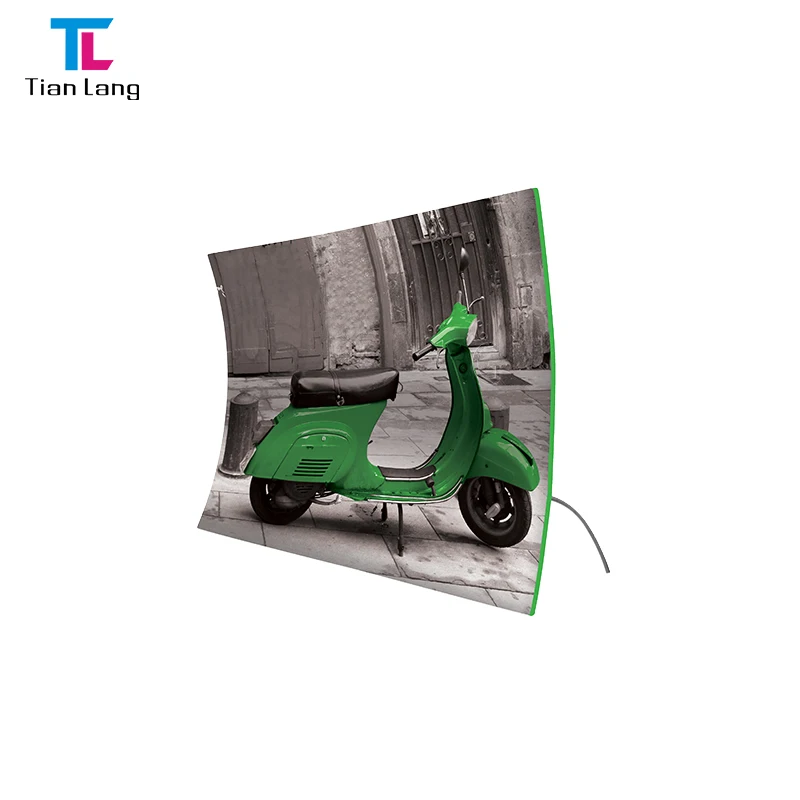 低価格 ポータブル 10x10ftまたは10x20ft テンションファブリック アルミニウムチューブ 貿易見本市用ブース ディスプレイ