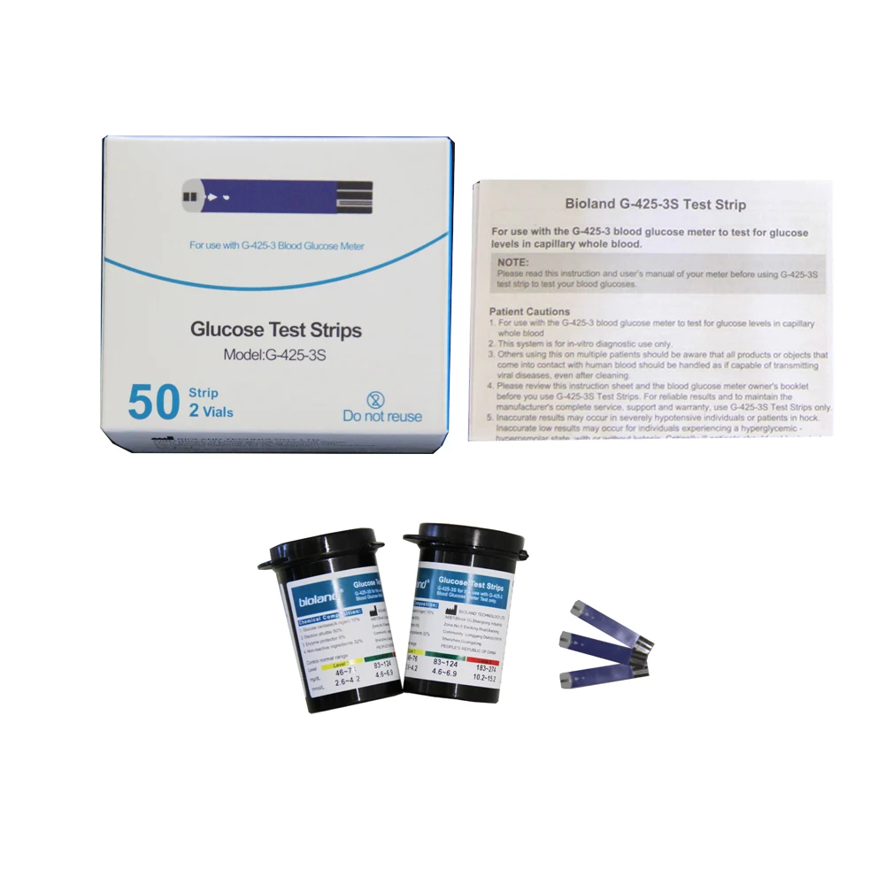 Glucose strip. Glucose strip