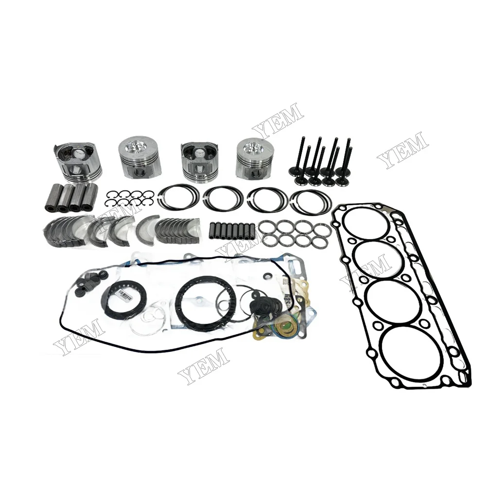 4TN82 Overhaul Repair Kit For Yanmar Engine Kit Gasket Piston Set