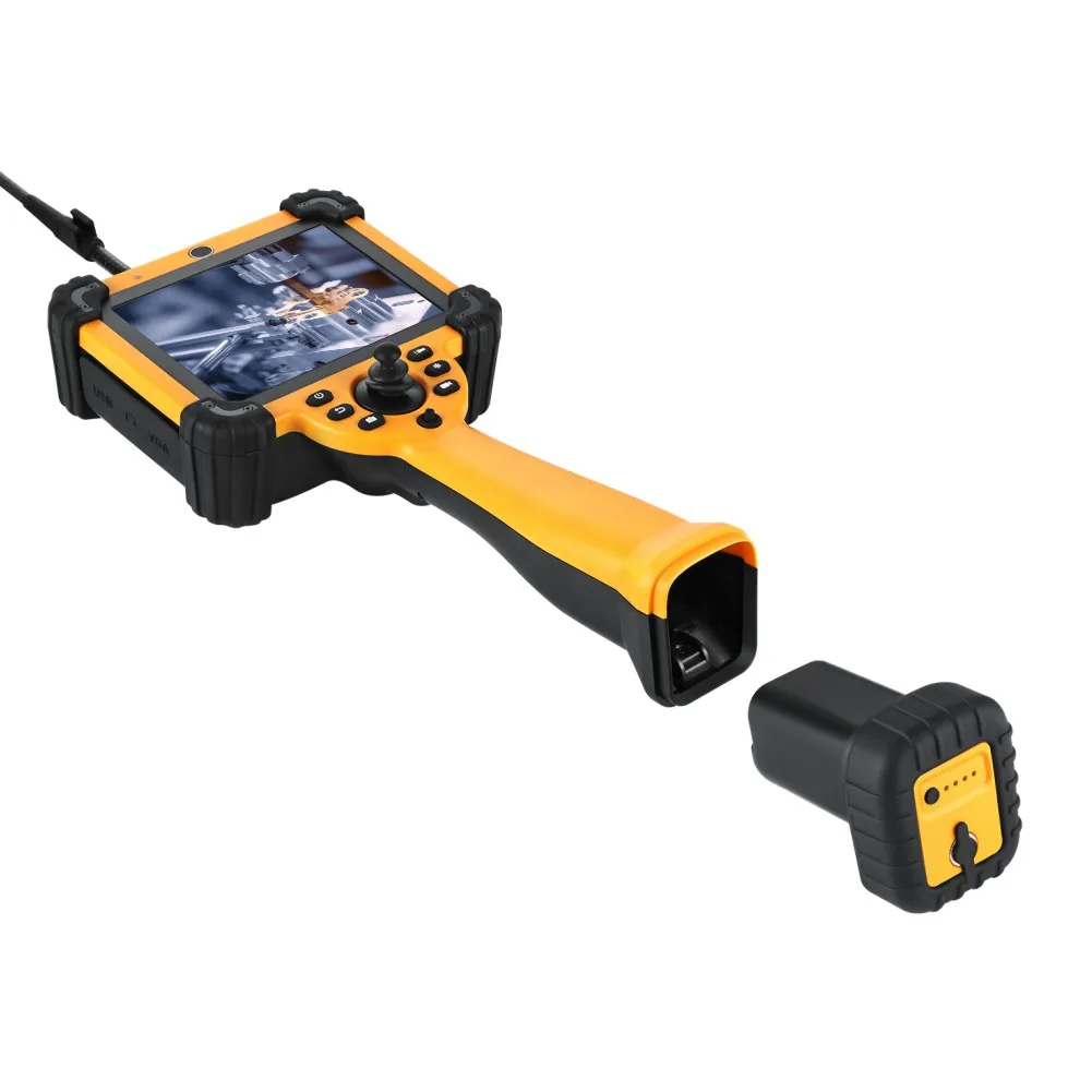 HD Industrial Aircraft Engine Endoscope 360° Articulation Non-Destructive Testing (NDT) Borescope Featuring CMOS NDT Borescope