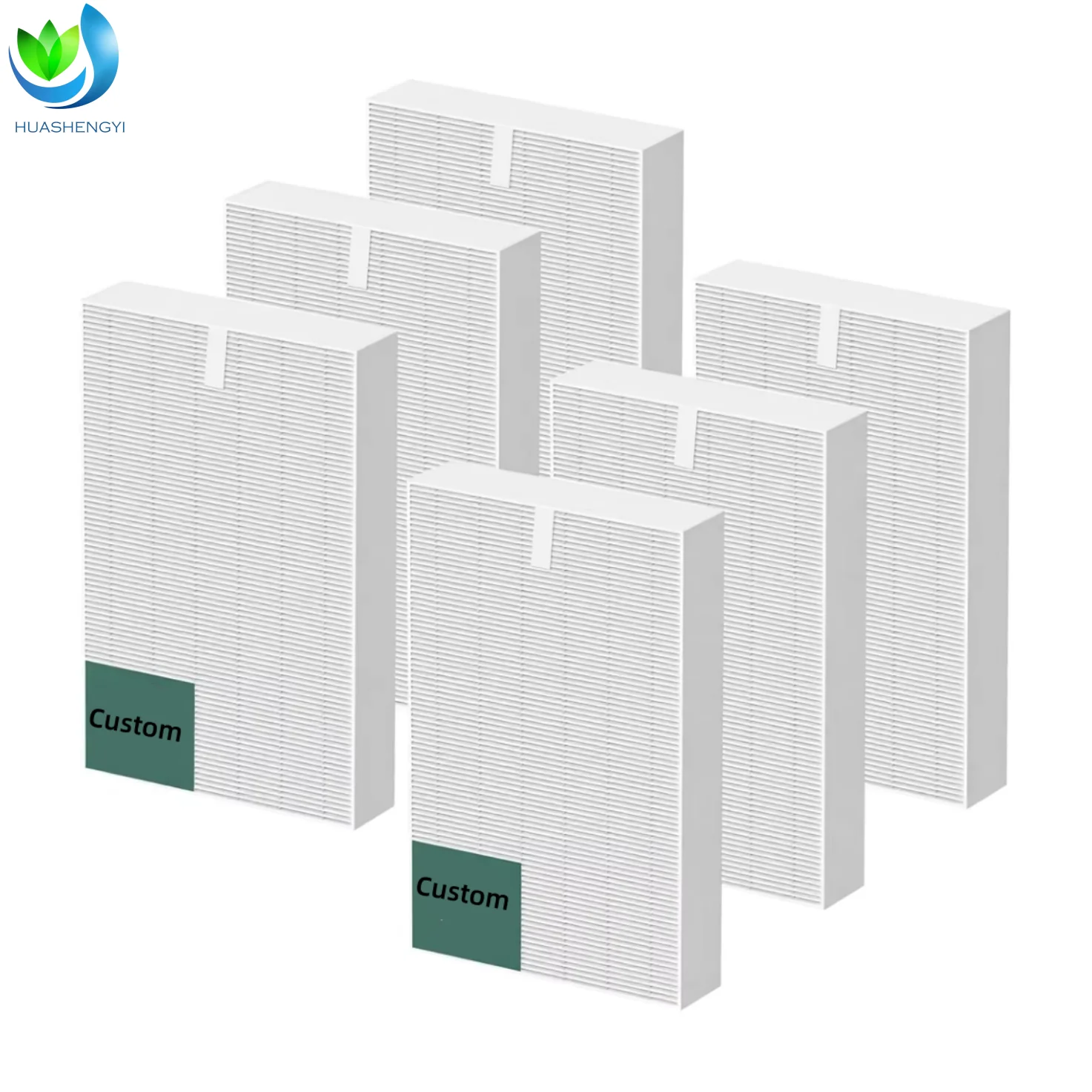 Walson True HEPA Air Purifier Filter Replacement 6 Pack for Honeywell R Filters (HRF-R1/R2/R3) MERV 17 Non-woven Fabric