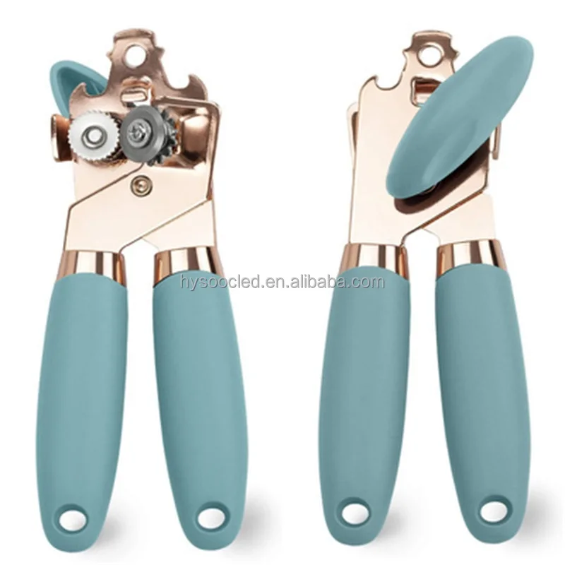 Easy Can Opener Stainless Steel Manual Professional Effortless Openers With  Turn Knob Safety Household Kitchen Useful Tools