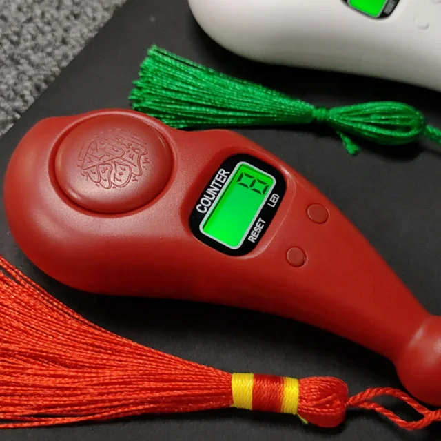 Compteur Tasbeeh Intelligent – écran OLED, Vibreur, Rappels De Prière, Batterie 40mAh – Cadeau Islamique