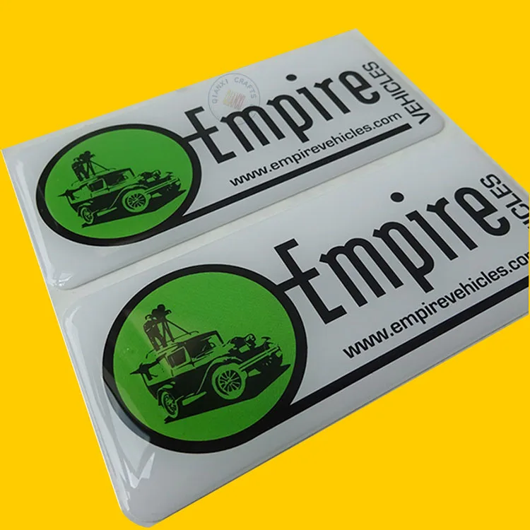 product high performance customized waterproof urethane epoxy decal polyurethane resin domed car logo stickers-7