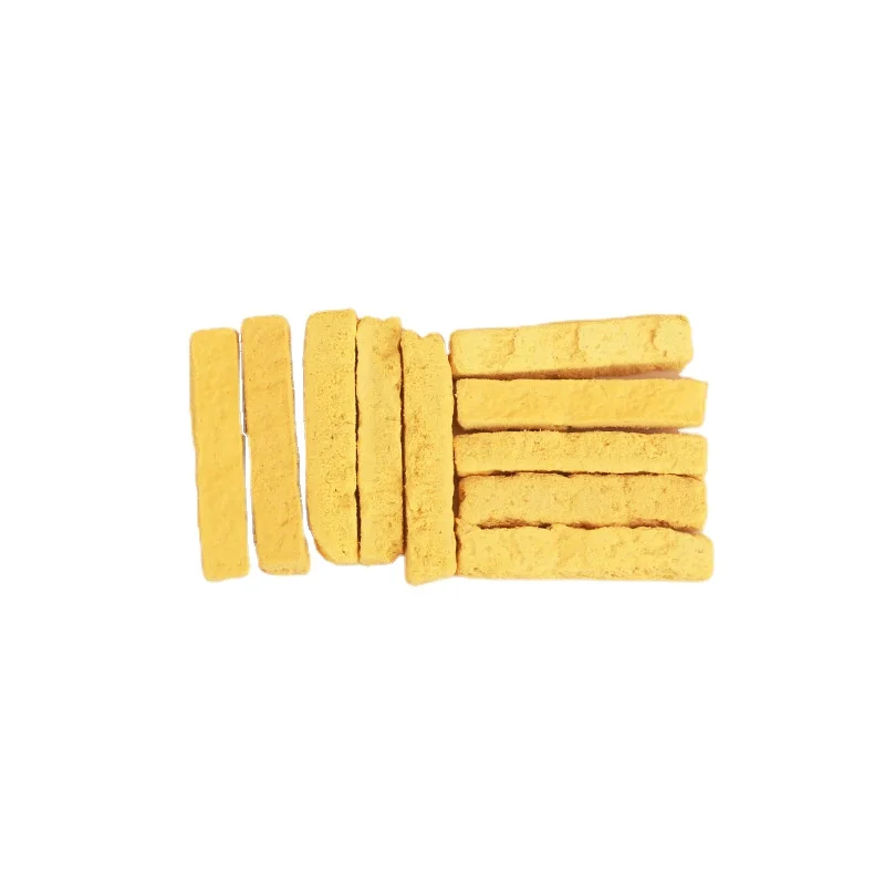 Eco-friendly Freeze-Dried Egg Yolk Fries Block Dry Food Pet Snack for Dogs and Cats