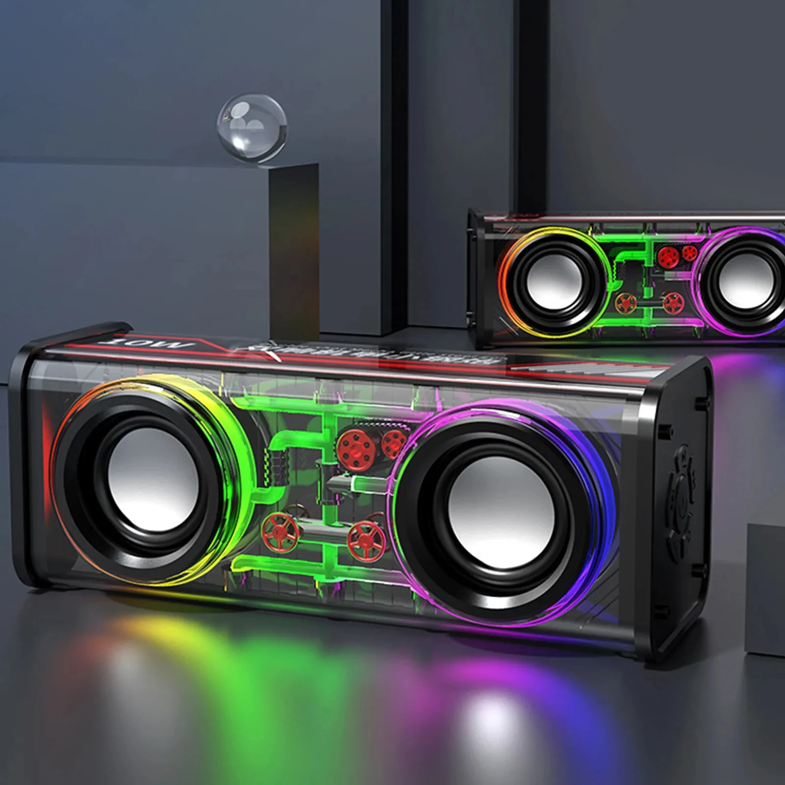 2024新しいV8ArmourデュアルBluetoothスピーカーMechaオルゴール