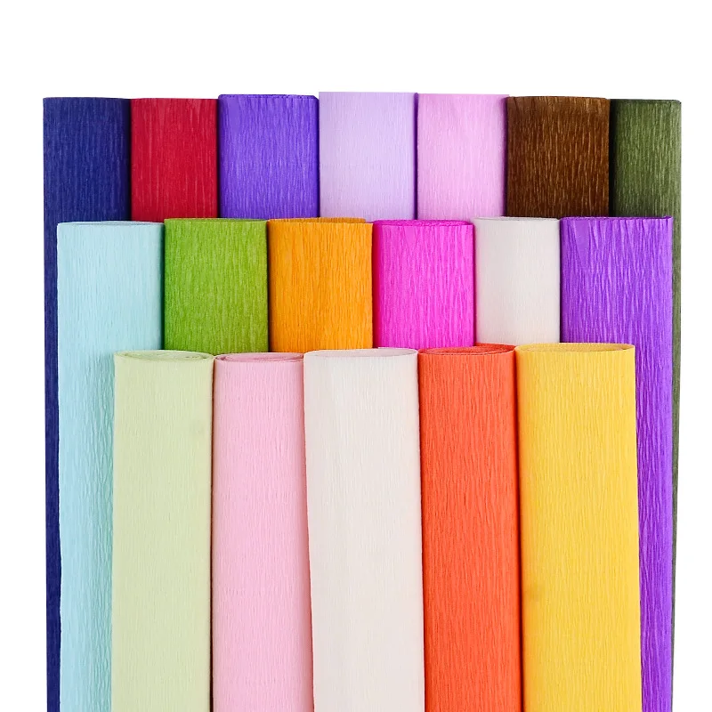 Factory Directly Wholesale Price Premium Colored Crepe Paper For