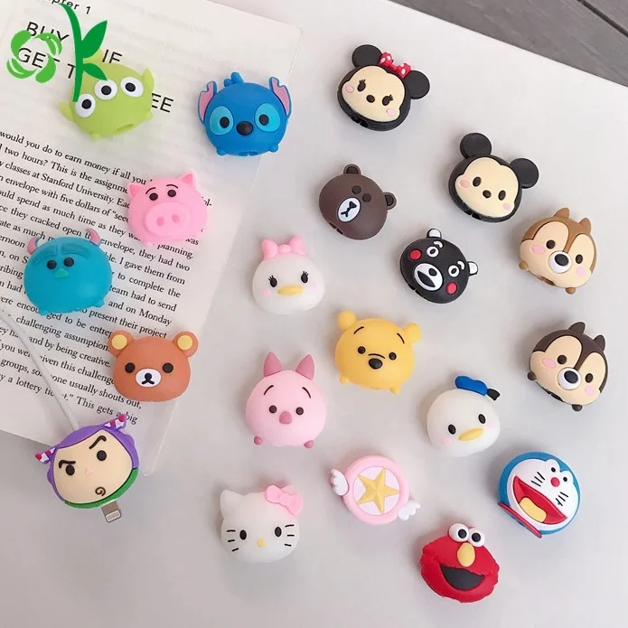 OKSILICONE оптовая продажа Силиконовый протектор кабеля для зарядного USB сохранения аксессуаров телефона