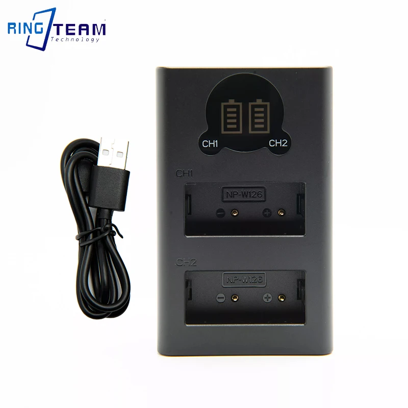 Suitable For FUJI NP-W126/W126S Camera XS10 XT30 XT20 XT3 XA7 X100V X100F XT200 XA5 XPRO3 XPRO2 USB Battery Charger Accessories supplier