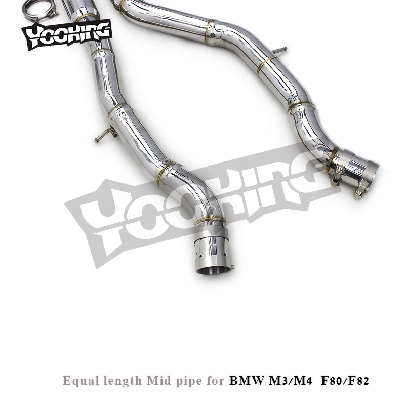 BMW M3/M4 (F80/F82) S55用 ダイレクトフィット 2.5インチ等長ミッド