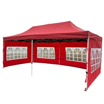 Instant Shelter Heavy Duty 3x3 3x6m Removable Sunwall 5 Outdoor Tent for Car Garden Beach Wedding Outdoor Events Trade Shows
