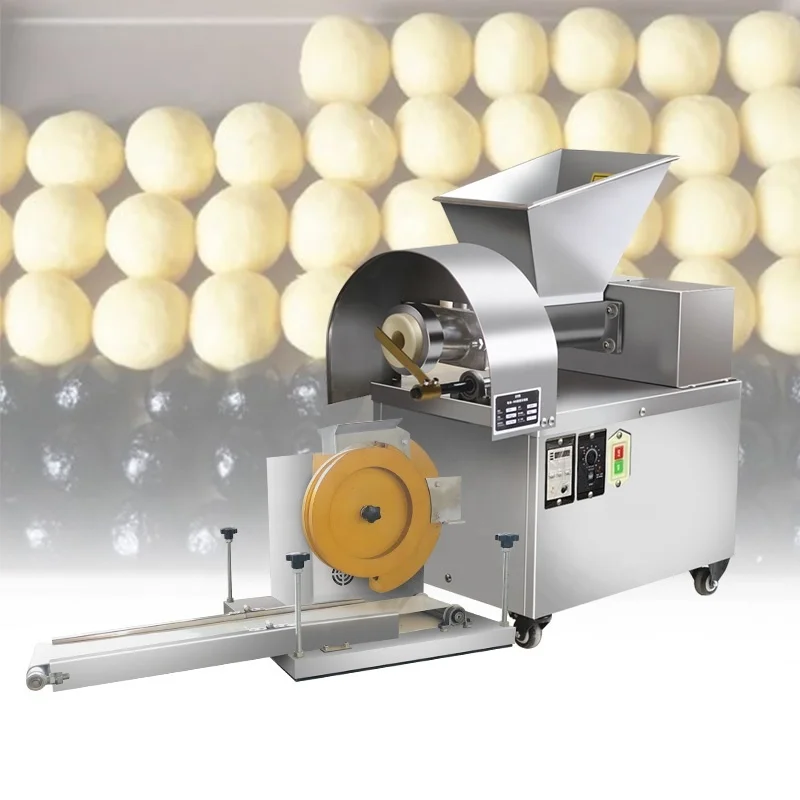 Dough Ball Cutting Machine and Dough Divider Rounder for Pizza Small Bread Cookie Hot Dog Bun