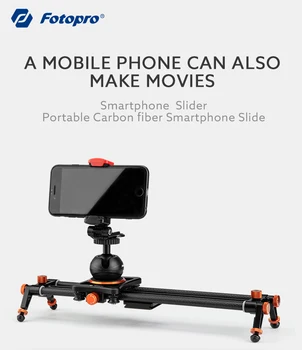 Fotopro New Design Mini Movable Video Smartphone Slider Rail Track detail image