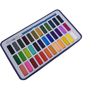 Watercolor Paint Set, 36/48Premium Colors in Gift Box with Brush, Perfect for Painting Lovers for Sketching & Illustrating.