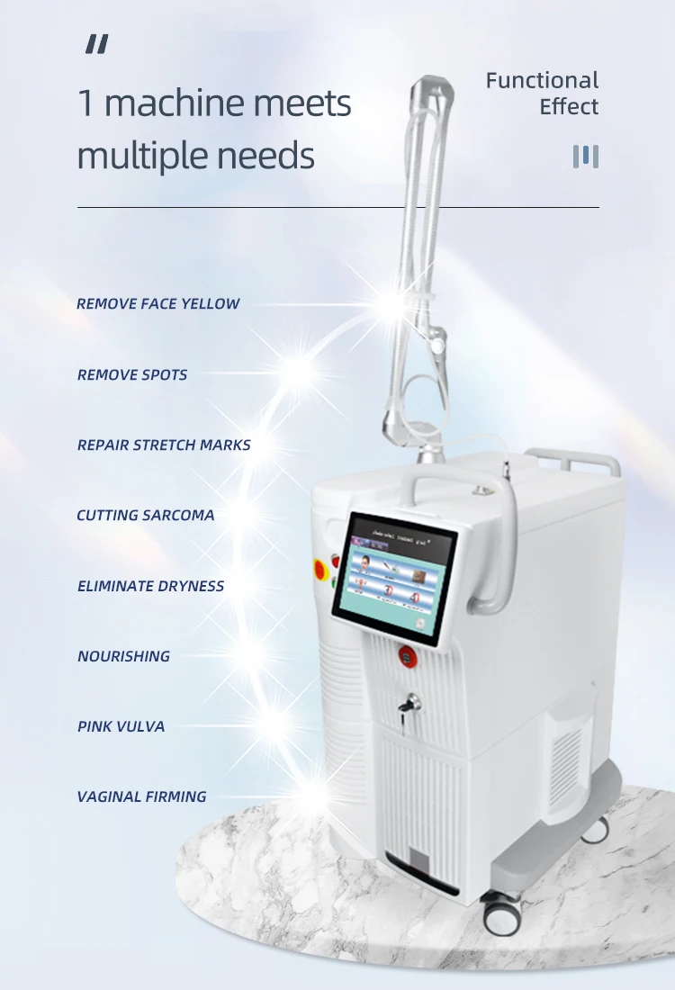 110W 4D Tightening Device Head Probe Fractional Co2 Laser 10600NM Lazer Wand Skin Scar Removal Machine