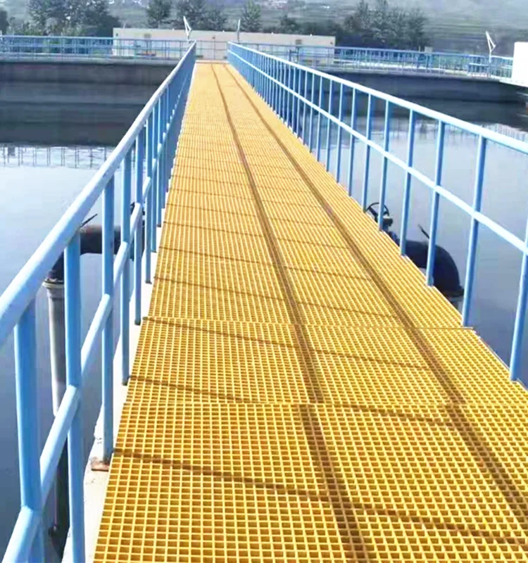 Footbridge Floor Walkway Composite Grp Frp Gratings Fiberglass