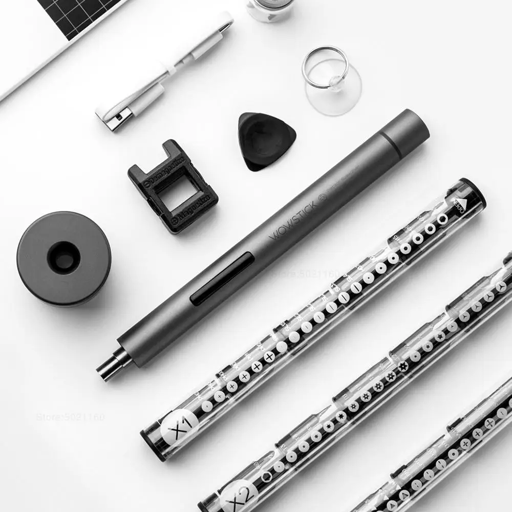 Amazon.com: Xiaomi MI HOTO destornillador eléctrico de energía inalámbrica,  luz de sombra LED, velocidad variable, USB recargable 1500mAh Li-ion, 12pc  S2 brocas de tornillo, compacto, robusto y elegante, altamente portátil -  gran