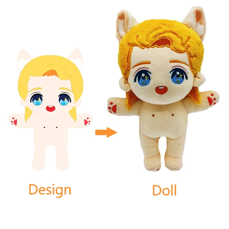Custom Kpop Plush Idol Doll - High Quality Variable Design