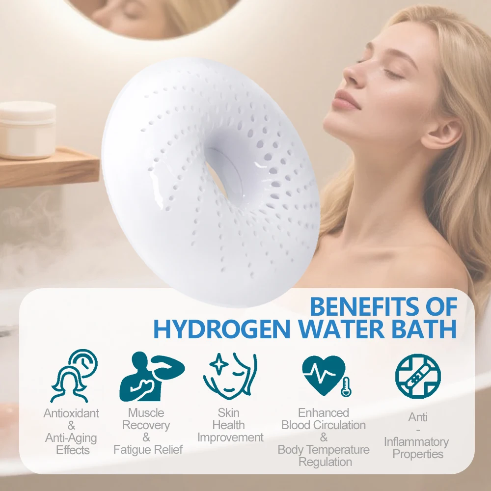 Hydrogenation Water Tablets Generating Molecular H2 Water Soak Hydrogen Bath Bombs for Spa/Foot/Pets