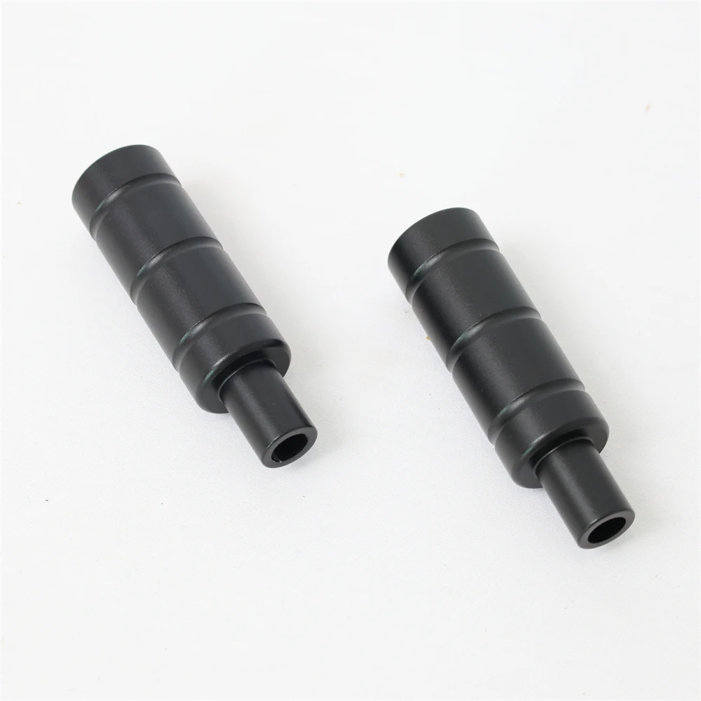 Motorcycle Modified Black M6 M8 Mudguard Fork Mount Headlight Tail Spot Light Black Cylindrical Bracket details