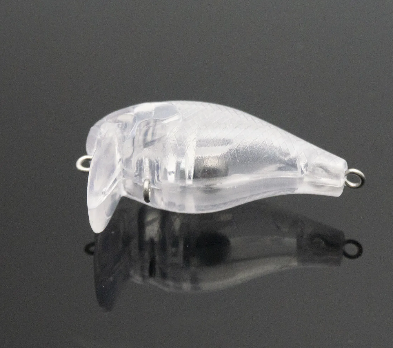 Unpainted Fishing Lure Blank Crankbait Lure Body 1/8 Oz 1 3/5 Inch 8259