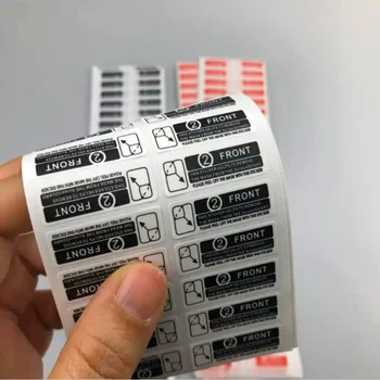 Hot Selling Customized PET Screen Protector Label High Adhesion Front Back Label for Industrial Mobile Phone Craft Gifting Usage