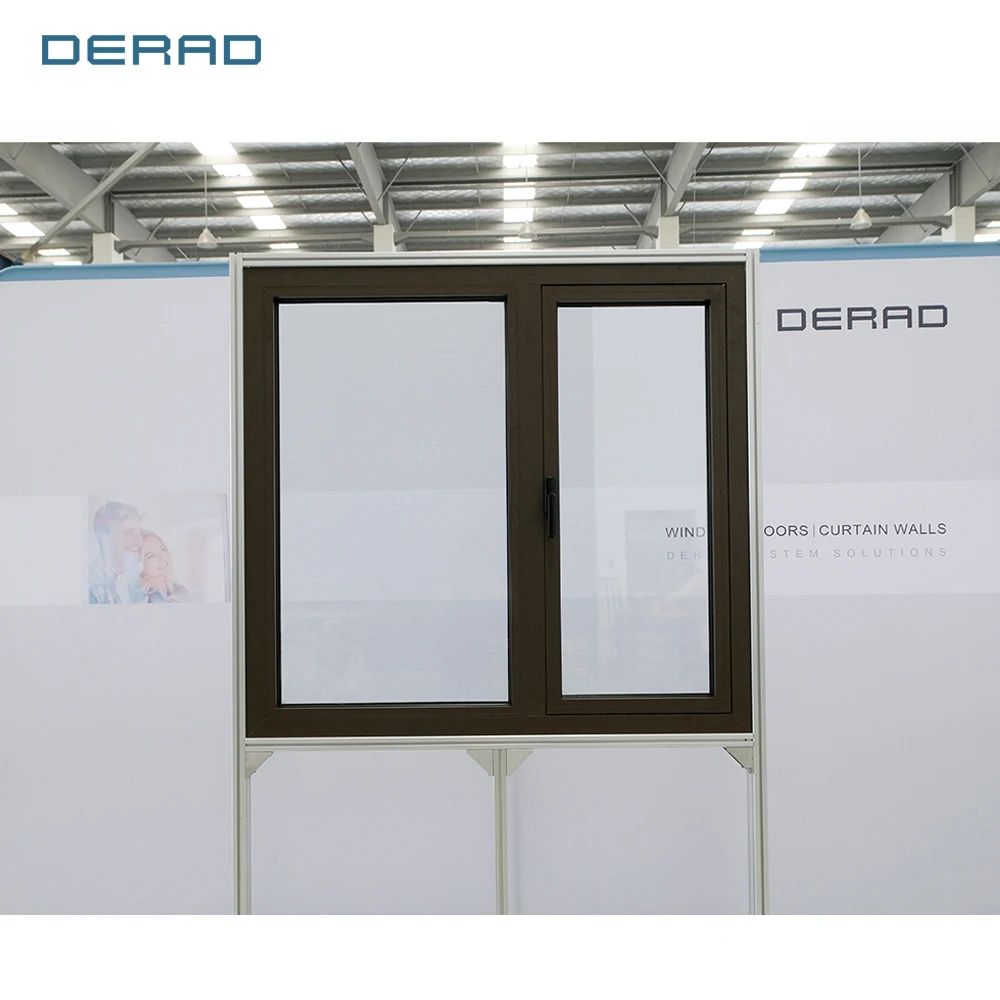 Derad aluminum alloy thermal break open outward window thermally broken casement windows