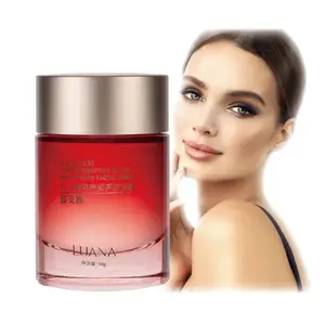 LUANA Soothing Nourishing Anti-Wrinkle Firming Face Moisturizer Cream Glycerin Niacinamide Peony Extract Oil for Dry Skin 50g